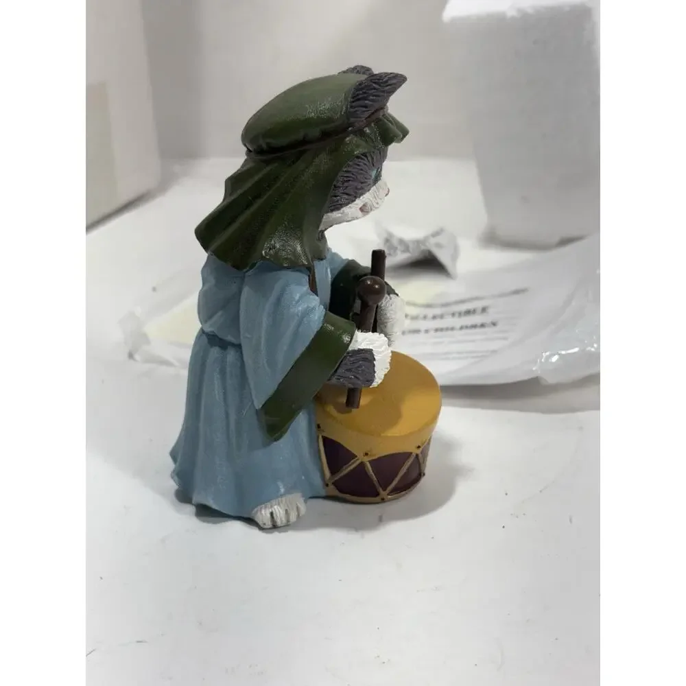 Hawthorne Village PURR-fect Christmas Pageant Little Drummer Kitten Cat Figurine